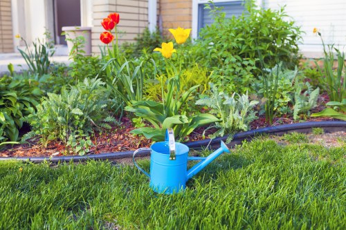 Careful garden service with property protection measures