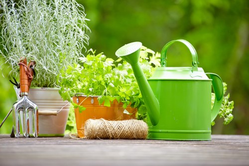 Clean patio surface restoration work in Forest Gate garden area
